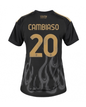 Juventus Andrea Cambiaso #20 Maglia Gara Terza Repliche 2026-27 Donna Maniche Corte Juventus Andrea Cambiaso #20 Maglia Gara Terza Repliche 2026-27 Donna Maniche Corte